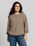 Langarmshirt mit Knopf-Details