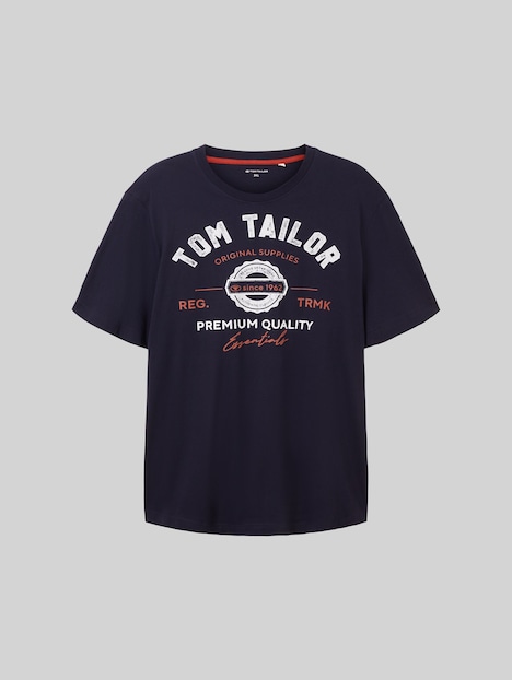 T-Shirt mit Logo Print