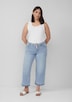 Cropped Jeans / Mid Rise / Straight Fit