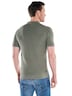Herren Modisches Strick-Poloshirt mit Zipper , Dunkelgruen