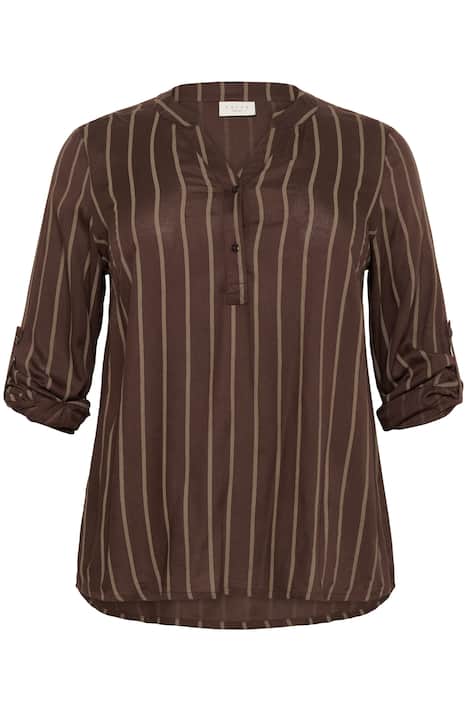 Langarm-Bluse Regular fit