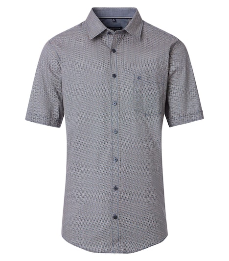 Freizeithemd Kurzarm Print Casual Fit