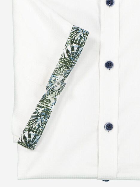 Herren Kurzarm-Hemd regular , Reinweiss