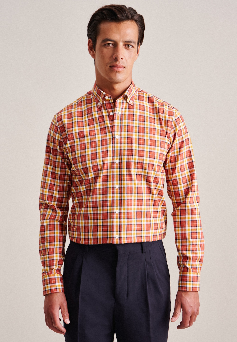 Herren Flanellhemd - Karo