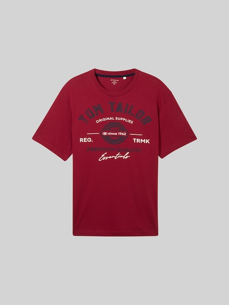 T-Shirt mit Logo Print