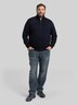Troyer Strickpullover mit Ripp-Details