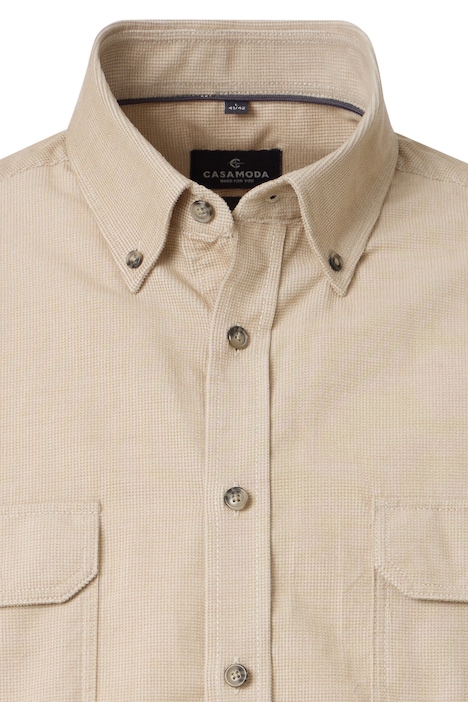 Freizeithemd extra langer Arm 72cm uni Casual Fit