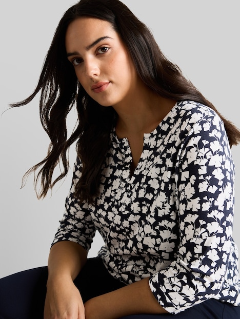 Langarmshirt mit Muster
