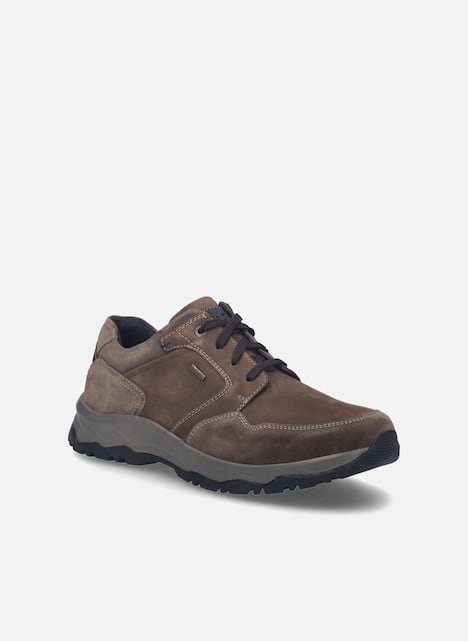Herren Halbschuh Leroy 58, braun-kombi