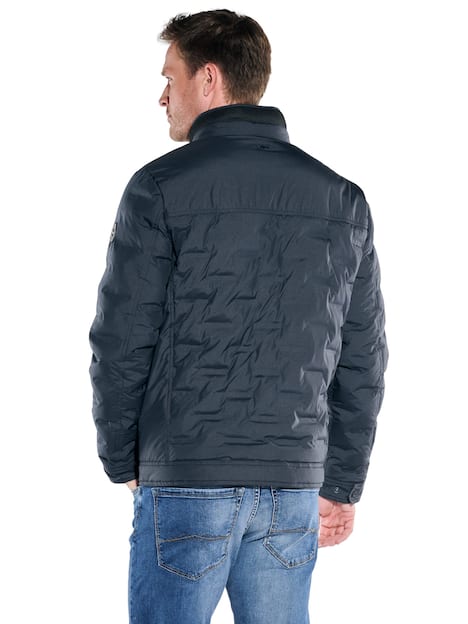 engbers Herren Jacke mit dezenter Struktur , Saphirblau