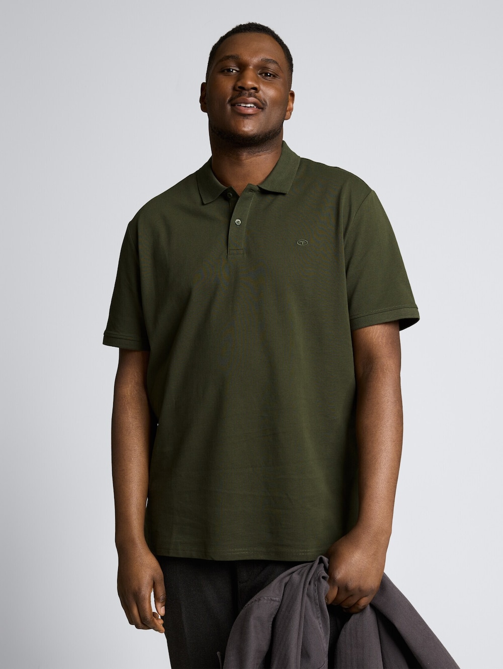 Piqué Poloshirt mit Logo-Stickerei