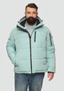 Wasserabweisende Steppjacke mit abnehmbarer Kapuze
