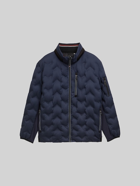 Hybrid Lightweight Steppjacke mit verstaubarer Kapuze