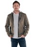 engbers Herren Lederjacke regular , Dunkelbraun