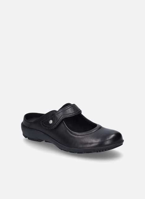Damen Slipper Charlotte 04, black-black