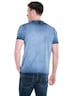Herren T-Shirt gestreift , Saphirblau