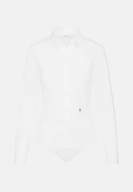 Damen Bodybluse - Uni