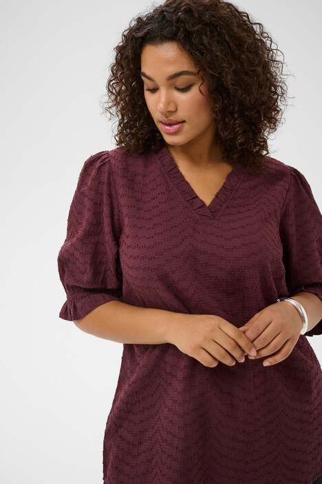 Kurzarm-Bluse Regular fit