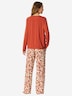 Schiesser Damen Pyjama Selected Premium terracotta