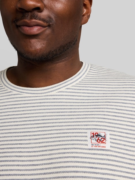 Langarmshirt mit Streifenmuster