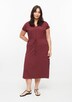 Jerseykleid in Midilänge mit Tunnelzug