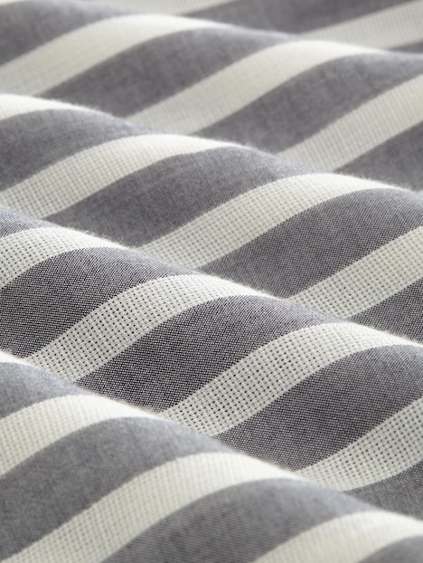 Henleybluse mit Streifenmuster