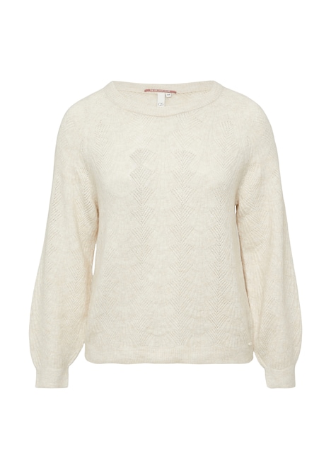 Pullover mit Ajourmuster