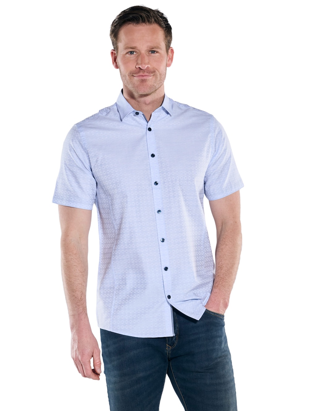 Herren Hemd My Favorite , Hellblau