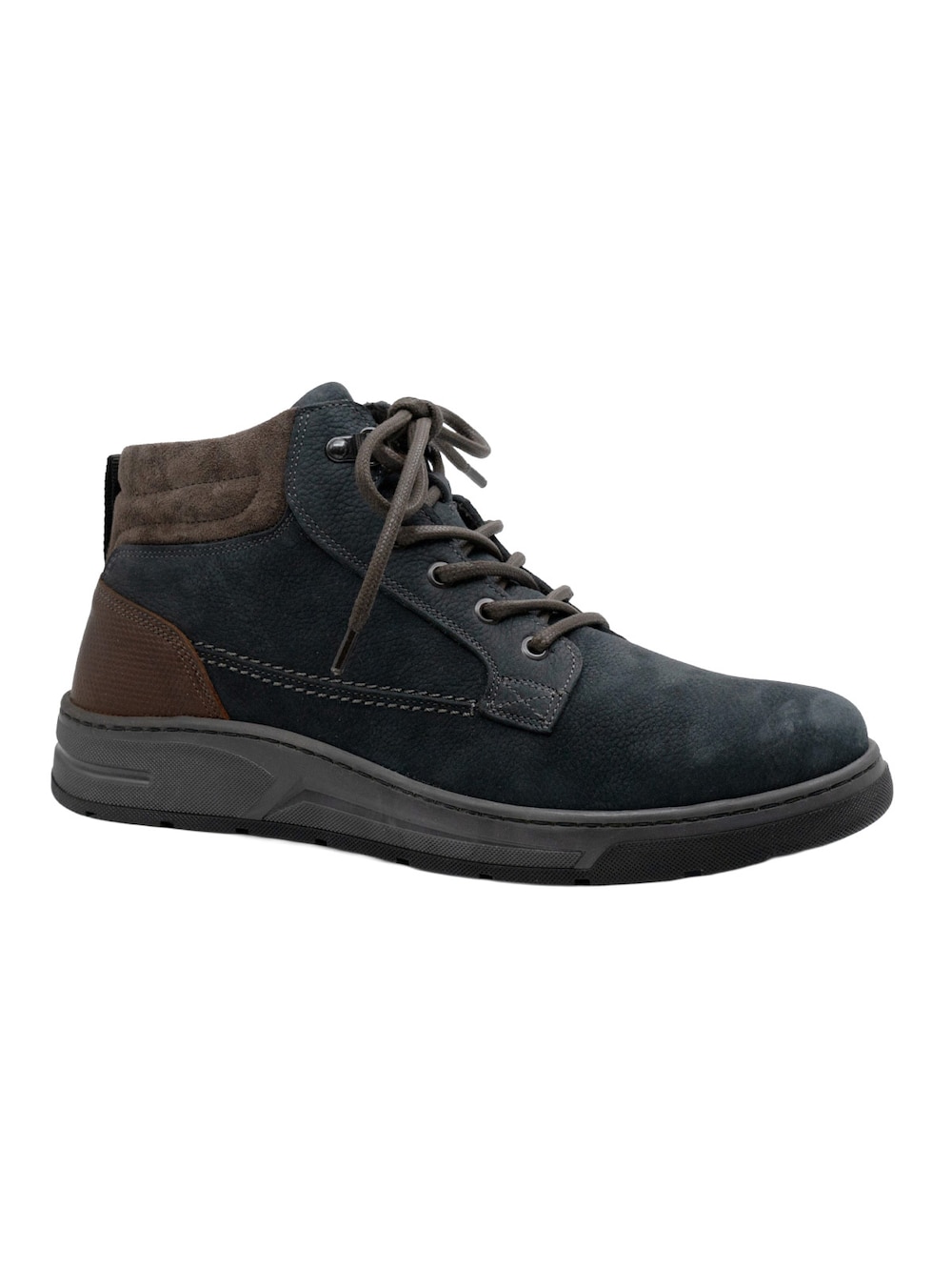 Herren Boots aus Nubuk-Leder , Marineblau