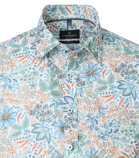 Freizeithemd Kurzarm Print Comfort Fit
