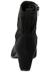Stiefelette Stiefelette mit Blockabsatz Uni