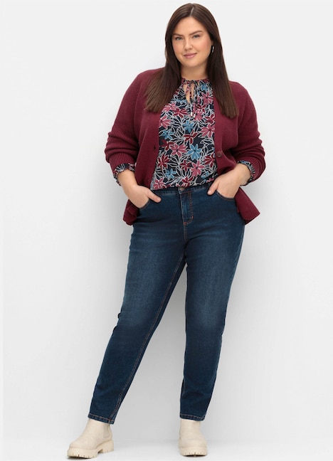 Stretch-Jeans normal Uni