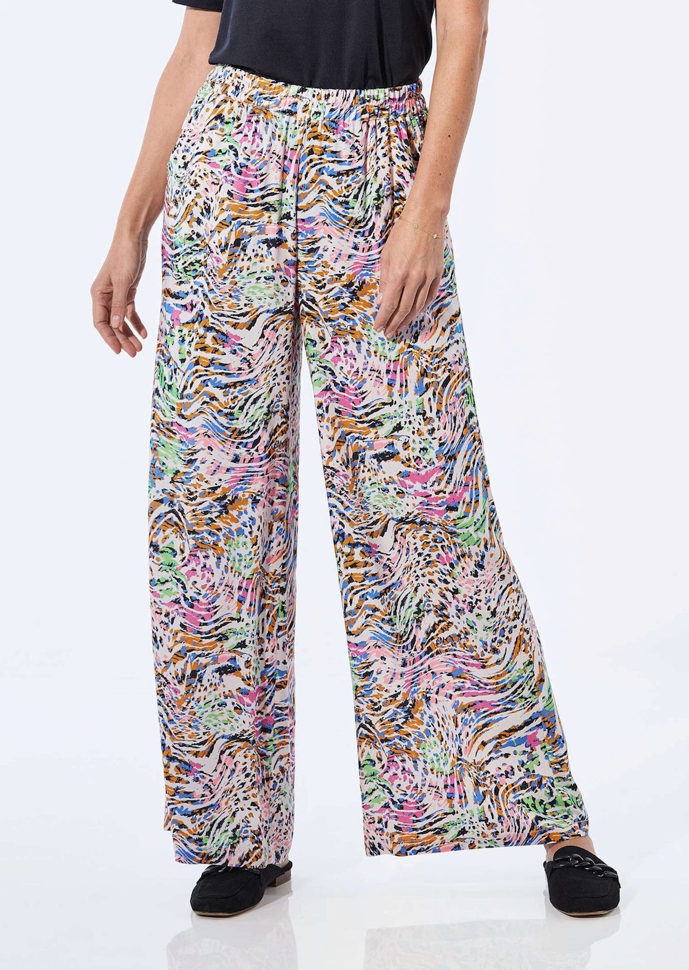 Hose mit weitem Bein