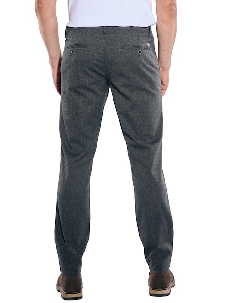 Herren Chino straight , Dunkelgrau