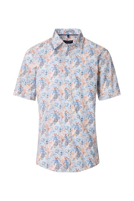 Freizeithemd Kurzarm Print Casual Fit