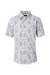 Freizeithemd Kurzarm Print Casual Fit