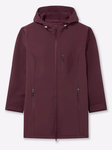 Softshell-Jacke Langarm Mit Kapuze