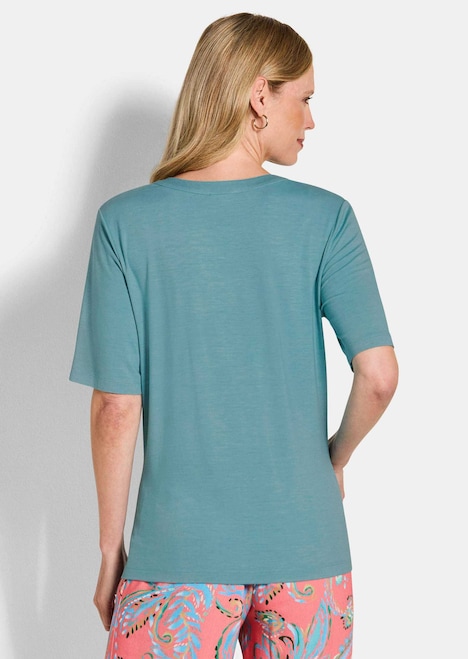 Jerseyshirt mit Blende