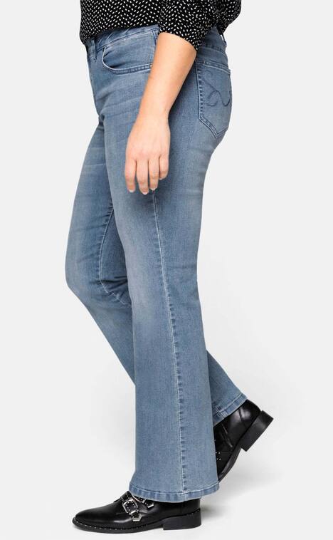 Bootcut-Jeans Uni