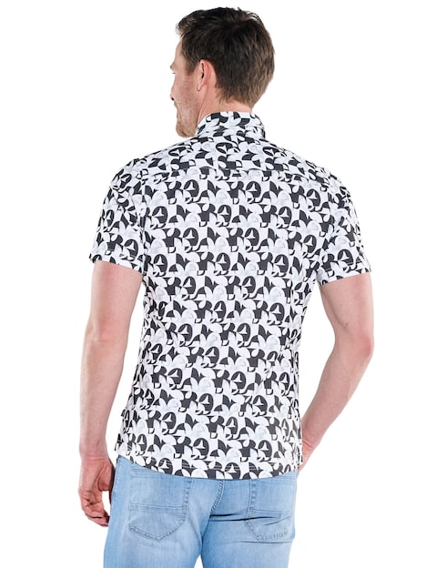 Herren Jerseyhemd , Anthrazit