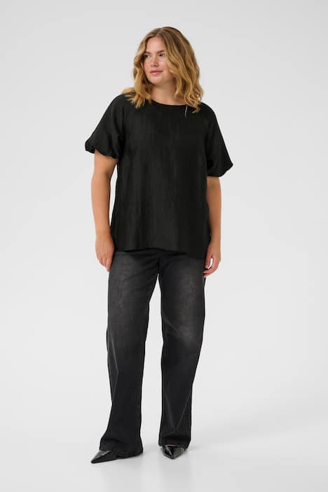 Kurzarm-Bluse Regular fit