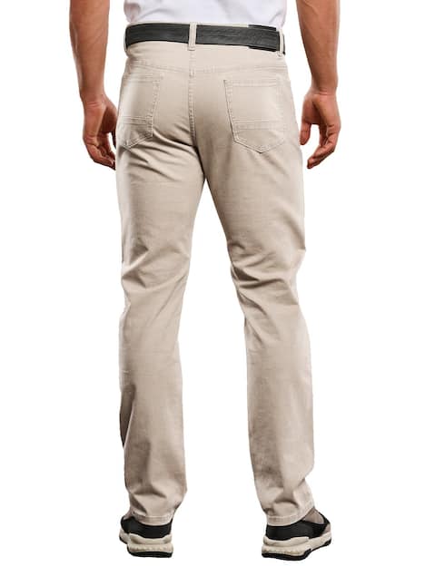 engbers Herren 5-Pocket-Hose regular , Sand