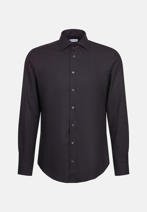 Herren Flanellhemd - Uni