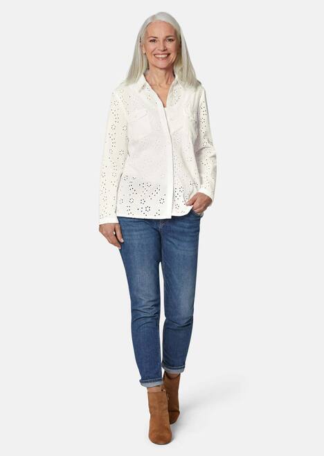 Leichte Blusenjacke aus Baumwolle