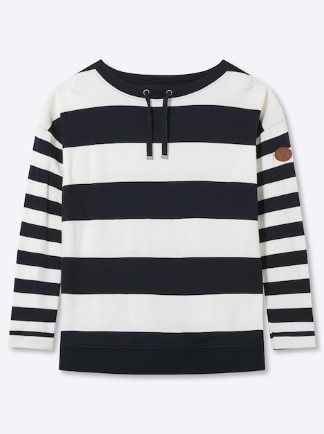 Sweatshirt Sweatshirt im Streifen-Mix Langarm keine Angabe