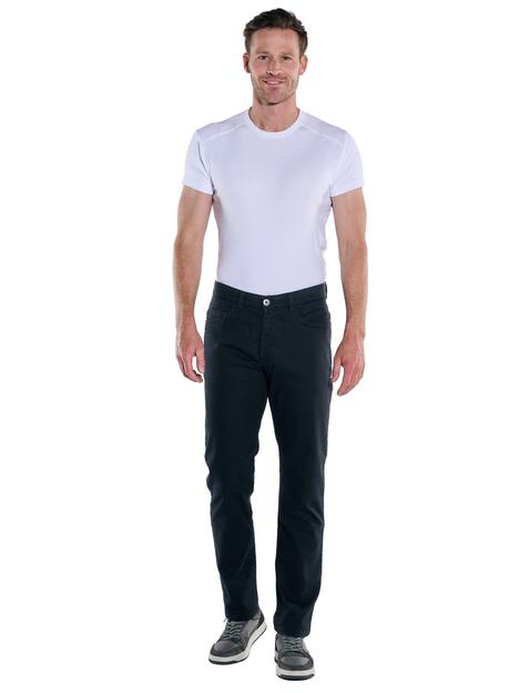 engbers Herren 5-Pocket-Hose regular , Saphirblau