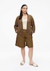 Ajour-Strickjacke mit 3/4-Arm