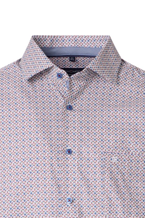Businesshemd Langarm Print Comfort Fit