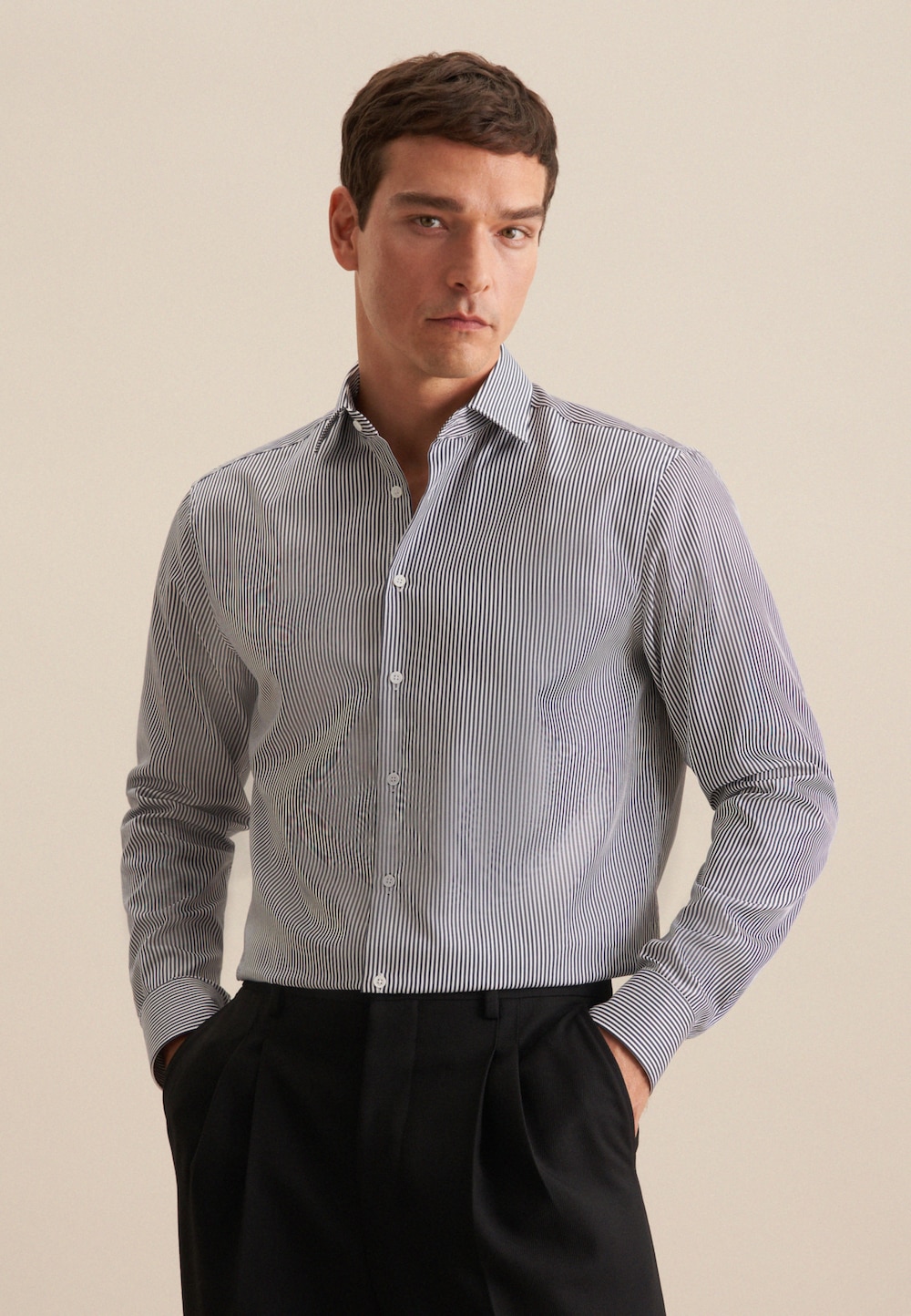 Herren Business Hemd - Gestreift