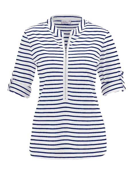 Sportives Ringelshirt in Longform